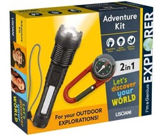 Lisciani Žibintuvėlis vaikams su magnetiniu kompasu I'm a genius explorer