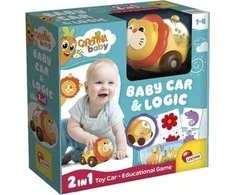 Lisciani Lion automobilis ir galvosūkių žaidimas - Carotina Baby