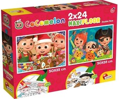 Dėlionė Lisciani LISCIAN COMMELON TWO- STRUNAL PUSZLE FLUX 2X24 EL DIENŲ STARTES FONG