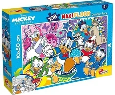 Lisciani LISICAN DISNEY dėlionė dviejų galingų MAXI įrenginių Donaldas 108 EL.