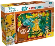 Dėlionė Lisciani LISBIAN DISNEY PuzzLE DISTRONES MAXI KING LUST 60 EL.