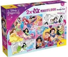 Dėlionė Lisciani LISICAN DISNEIY DĖLĖ MAXIFLOOR 2 X 24 PRINCESSAI