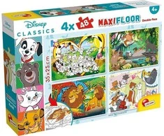 Lisciani LISCIAN DISNEEY TWO- STRON Dėlionė MAXI PUNE 4X48 EL.