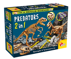 Edukacinis rinkinys Lisciani Im Genius Predators 2in1