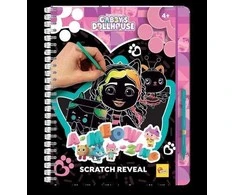 Dante Lisciani LISCIANI KOCI NAMELIS GABI ESKIZŲ KNYGA A-Miau-Mazing SCRATCH REVEL