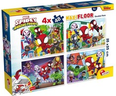 Lisciani LISCIANI MARVEL Dėlionė DF MAXI FLOR 4 X 48 SPIDEY