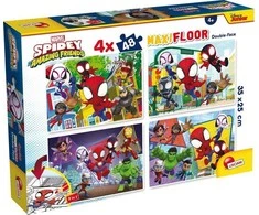 Lisciani LISCIANI MARVEL Dėlionė DF MAXI FLOR 4 X 48 SPIDEY