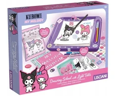 Lisciani LISCIANI MY MELODY &amp; KUROMI PIEŠIMO MOKYKLA SU LED LENTA