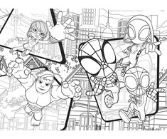 Dante Lisciani LISTIAN MARVEL Dėlionė DF MAKI FLOOR 24 SPIDEY