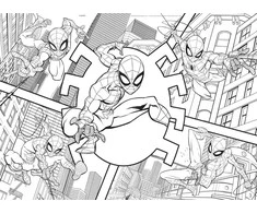 Dėlionė Dante Lisciani LISTIAN MARVEL PUZLE DF MAKI FLOOR 24 SPIDERMAN