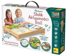 Lisciani Montessori edukacinis stalas 3in1 su apšvietimu