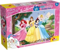 Dėlionė Lisciani Dvišalis galvosūkis MaxI 35 Disney Princesses