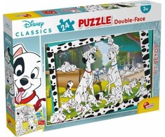 Dėlionė Lisciani Dvišalis Puzzle Plius 24 Disney Classic
