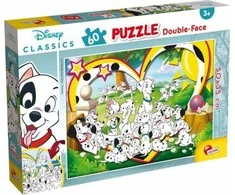 Dėlionė Lisciani Dvišalis Puzzle Plius 60 Disney Classic