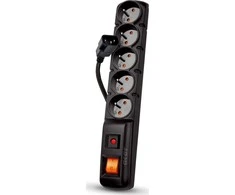 Premiumcord Acar F5 Viršįtampis 5 lizdai 5 m (W0088)