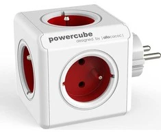 Allocacoc PowerCube Original 5 raudoni lizdai