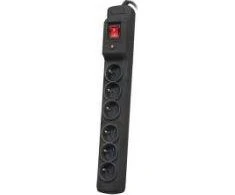 ARMAC Surge protection MULTI M6 10m 6x French outlets juodas