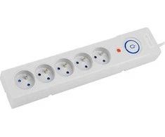 ARMAC Surge Protector Z5 3m 5x prancūziški lizdai 10A kabelių tvarkyklė pilka