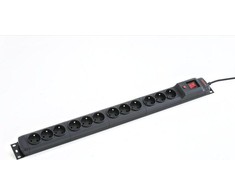 ARMAC M12/16/15/CZ Armac Surge Protection MULTI 12M/16A RACK 19 (12 lizdų) 1,5m juodas