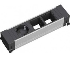 Bachmann maitinimo juosta, 1 lizdas, juodas