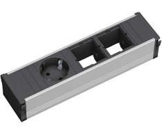 Bachmann maitinimo juostos 1 lizdas sidabrinis (912.002)