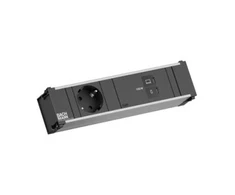 Maitinimo juosta Bachmann CONI 1xCEE7/3, 1xUSB C/C 100 W, ilgis 0,2 m