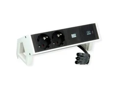 Maitinimo juosta Bachmann DESK 2 2 lizdai USB-C 30 W 0,2 m balta
