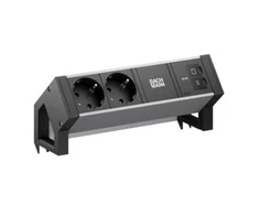 Maitinimo juosta Bachmann DESK 2 2 USB-C lizdai 45 W 0,2 m juoda