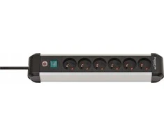 Brennenstuhl premium-alu-line 6gn, 3m