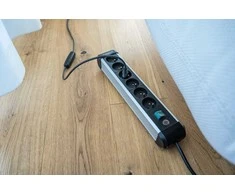 Brennenstuhl premium-alu-line 6gn, 3m