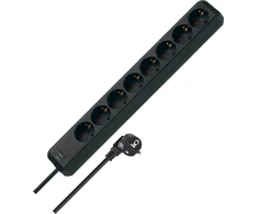 Listwa zasilająca Brennenstuhl Eco-Line Steckdosenleiste 8-fach juodas 5m H05 (1159300015)
