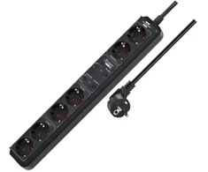 Listwa zasilająca Brennenstuhl Eco-Line WiFi 6 gniazd 1.5 m juoda (1159760946)