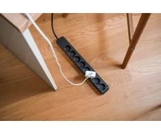 Listwa zasilająca Brennenstuhl Eco-Line Steckdosenleiste 8-fach juodas 5m H05 (1159300015)