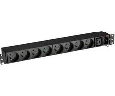 Eaton FlexPDU 8 FR maitinimo paskirstymo įrenginys 1U Juoda 1 AC išvestis(ys / čių)