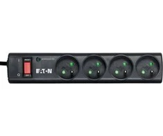 Eaton PS4F viršįtampių ribotuvas 4 AC išvestis(ys / čių) 220 - 250 V Juoda, Balta 1 m