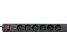 Eaton PS6F viršįtampių ribotuvas 6 AC išvestis(ys / čių) 220 - 250 V Juoda, Balta 1 m
