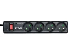 Eaton PS4F viršįtampių ribotuvas 4 AC išvestis(ys / čių) 220 - 250 V Juoda, Balta 1 m
