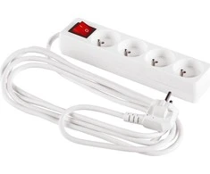Galios juosta Elcan 4 lizdai 1,5 m baltos (PM-ZW-4G-15)