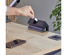 Fellowes maitinimo blokas, E tipo, juodas