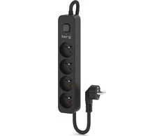 KERG elektros juostelė su automatiniu jungikliu-4 lizdai 16A 1,5m