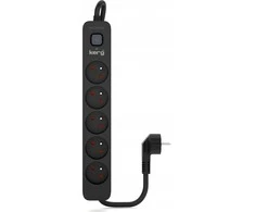 KERG ilgintuvas su automatiniu jungikliu – 5 lizdai, 16A, 3m