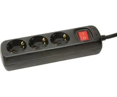 LOGILINK LPS206B LOGILINK - 3 krypčių lizdas, 1,4 m, kompaktiškas