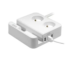 Logo 2 lizdai, 3x USB, su telefono pagrindu (1017270)