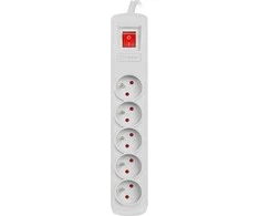 NATEC Bercy 400 3m Surge protection 5x French outlets pilka