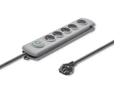 QOLTEC Apsauga nuo viršįtampių Quick Switch 5 lizdai 1.8m pilka
