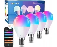 Lite Bulb Moments Lepro BP1 AI Smart żarówki E14 (4 vnt)