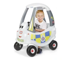 Paspiriama mašinėlė Little Tikes Cozy Coupe Policija (173790E3), balta