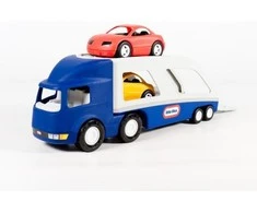 Little Tikes Didelis automobilinis sunkvežimis su priekaba + du automobiliai
