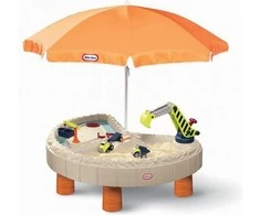 Little Tikes smėlio ir vandens stalas su skėčiu