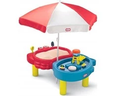 Little Tikes smėlio ir vandens stalas su skėčiu